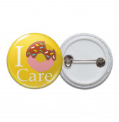 I Donut Care Pinback Button